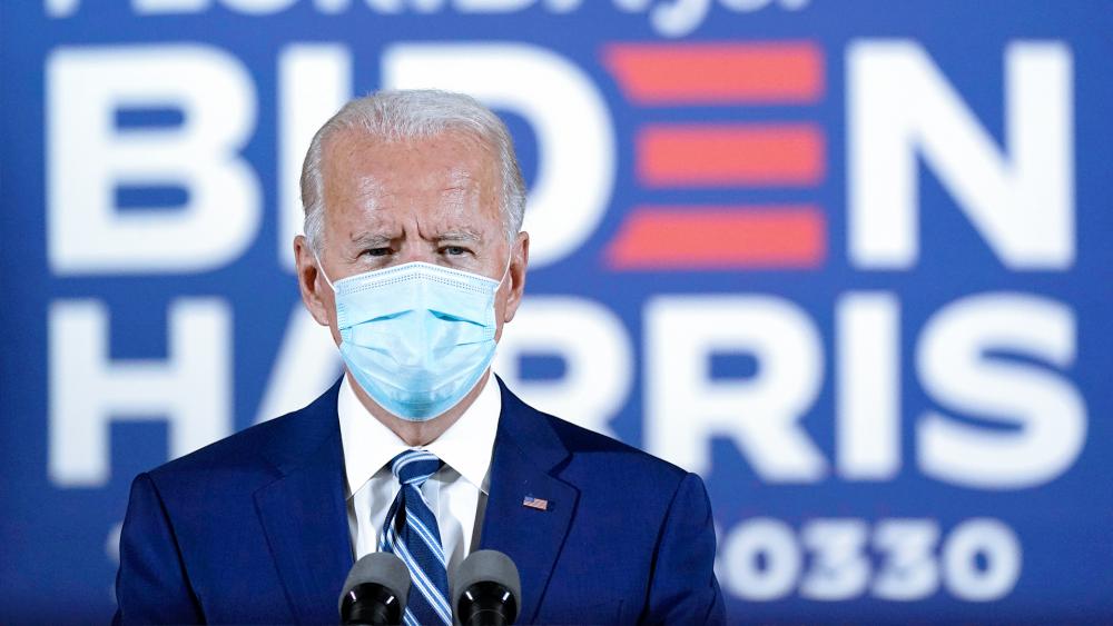 Democratic presidential candidate former Vice President Joe Biden, Oct. 13, 2020. (AP Photo/Carolyn Kaster)