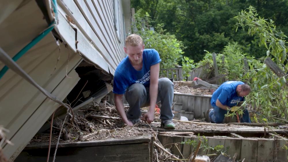 CBN&#039;s Operation Blessing is on the ground helping eastern Kentuckians pick up the pieces. 
