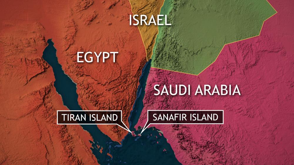 Map of Israel, Egypt, Saudi Arabia. Photo Credit: CBN News