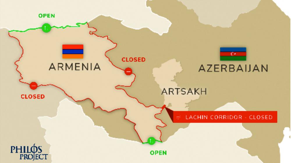 Map of Nagorno-Karabakh. Credit: The Philos Project
