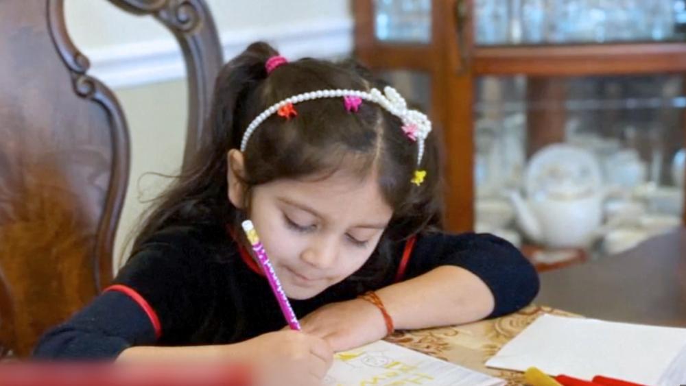 5-Year-Old Girl in New York Handcrafts 200 New Year’s Cards for Nursing Home Residents