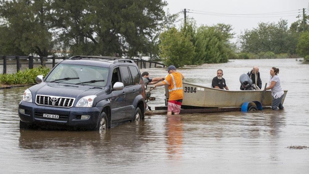 Australia&#039;s New South Wales on Sunday issued more evacuation orders following the worst flooding in decades. (AP Photo/Mark Baker)