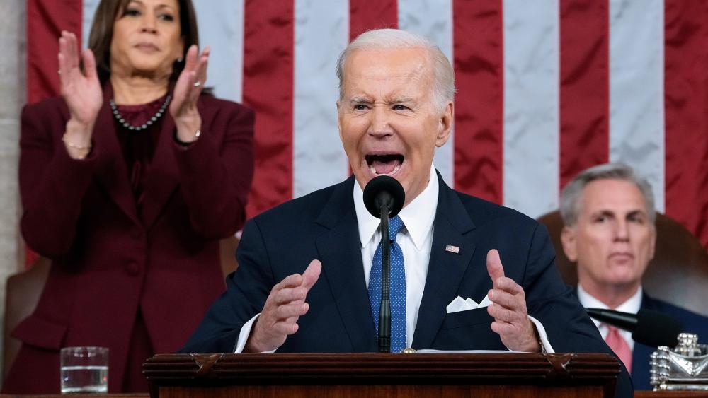 President Joe Biden delivers the State of the Union address to a joint session of Congress, Feb. 7, 2023. (AP Photo/Jacquelyn Martin, Pool)