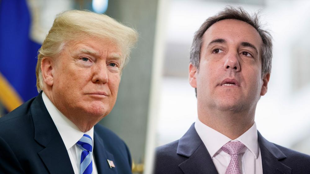 President Donald Trump and his former attorney, Michael Cohen