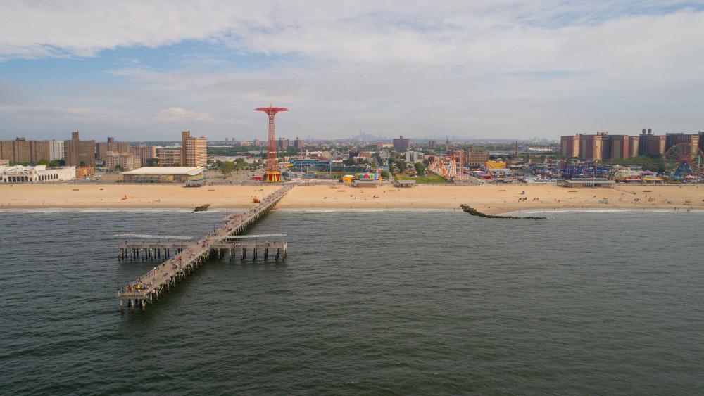 The proposed Ocean Grove pier would have a t-shape that&#039;s similar to this pier at Coney Island, NY (Adobe stock image). 
