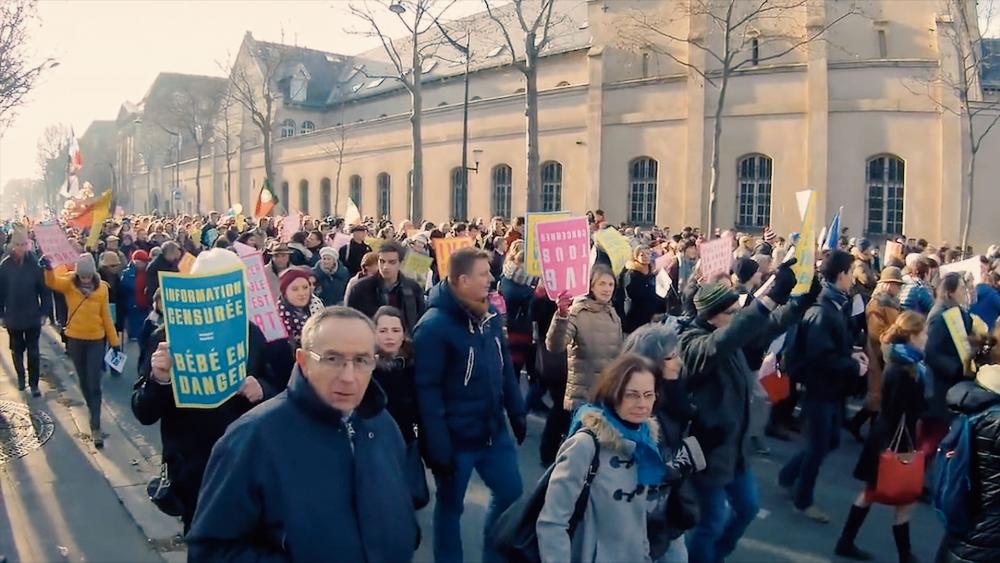 Rally against proposed France abortion law