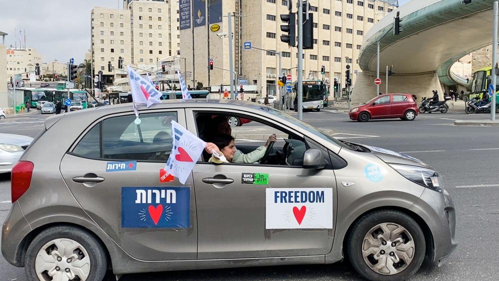 Freedom Convoy in Jerusalem. Photo Credit: CBN News