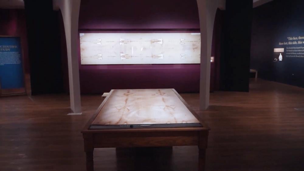 Shroud of Turin exhibit at Museum of the Bible