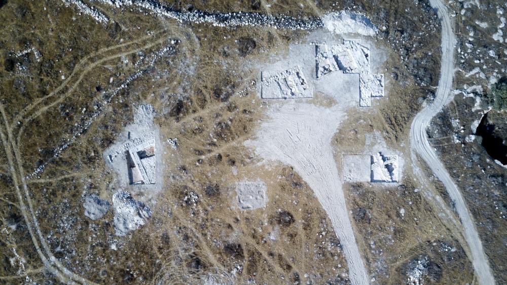 Aerial View of 2,200-Year-Old Idumean Structure, Photo, IAA