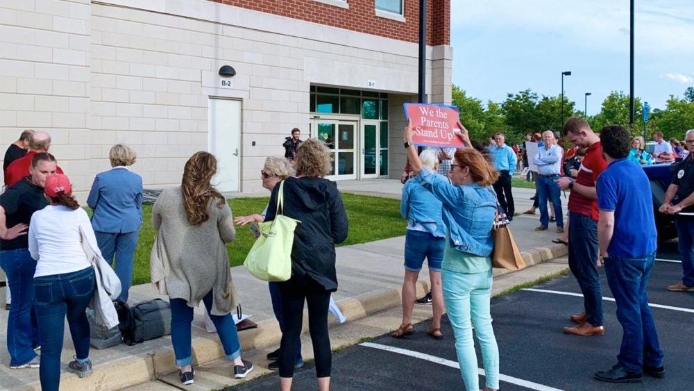 Loudoun County School Board Meeting Ends Abruptly After Angry Parents and Residents Protest Christian Teacher’s Suspension