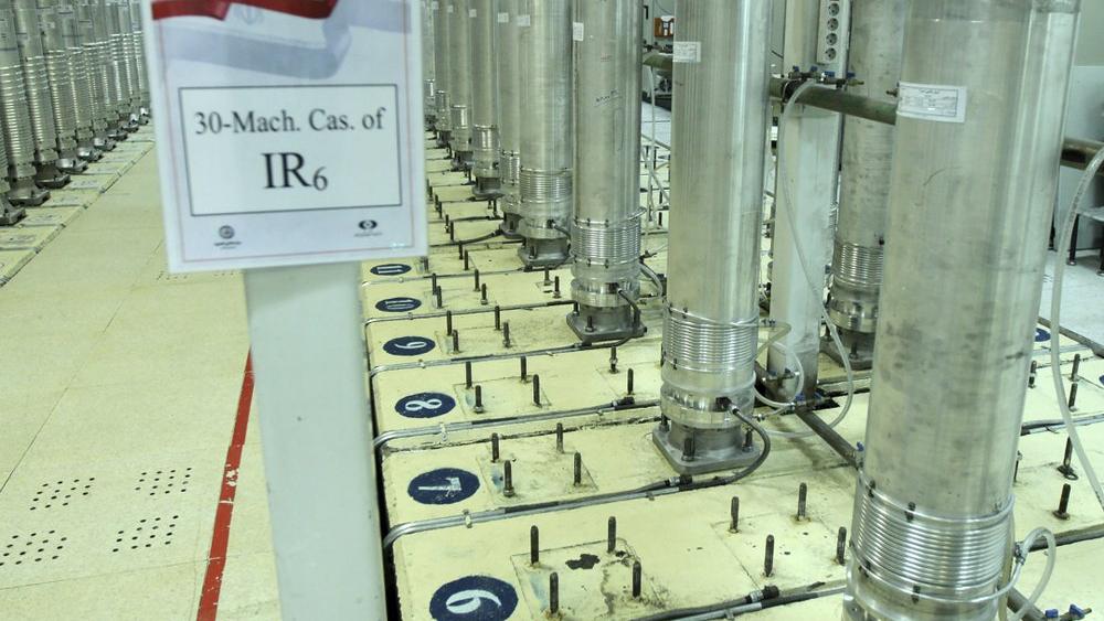 Natanz uranium enrichment facility in central Iran. (Atomic Energy Organization of Iran via AP, File)