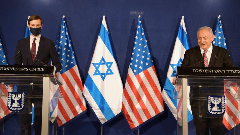 Prime Minister Benjamin Netanyahu met with US Senior Presidential Advisor Jared Kushner in Jerusalem, December 21, 2020 (Photo: Israeli GPO/ Amos Ben-Gershom).