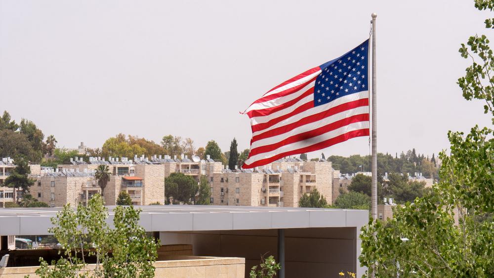 US Embassy in Jerusalem, Photo, CBN News, Jonathan Goff