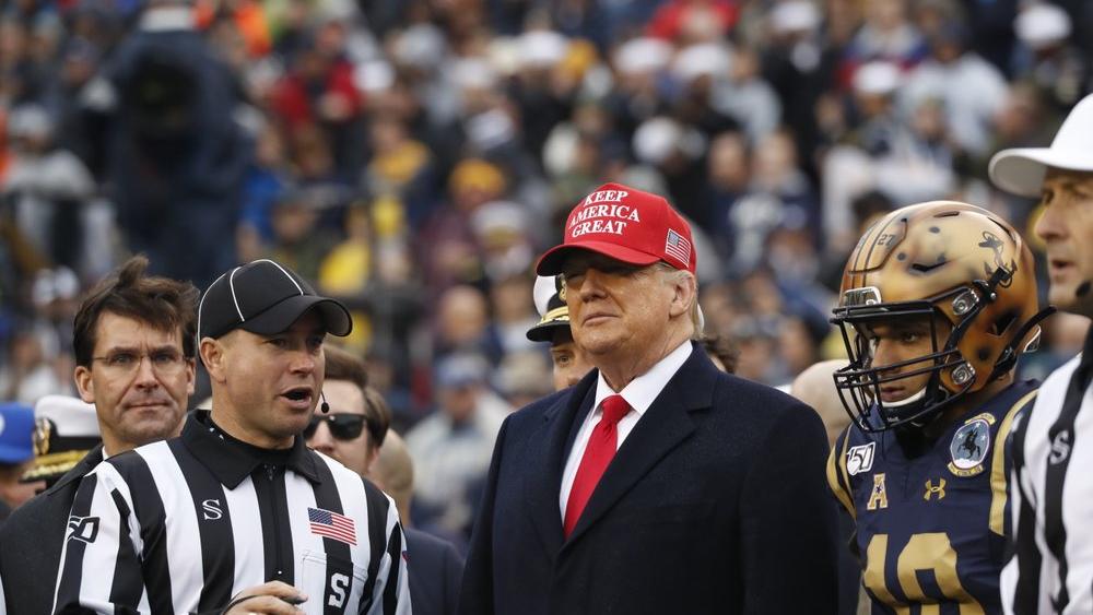 At Army-Navy Game, Trump Touts New Pro Sports Option | CBN News