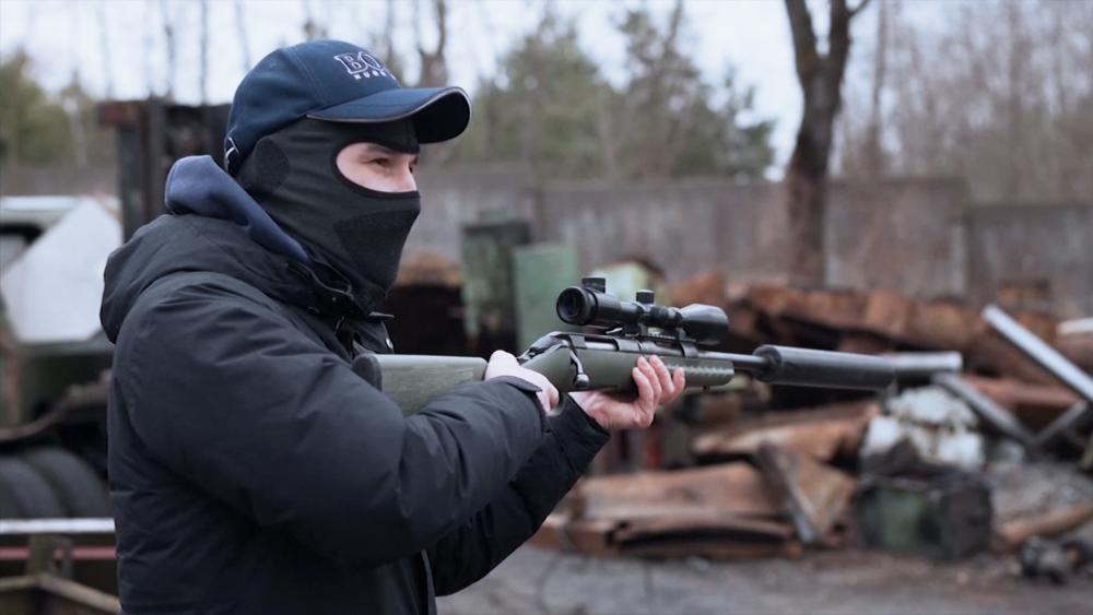 Ukrainian citizens are taking up arms.