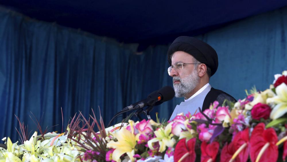 Iranian President Ebrahim Raisi. (Iranian Presidency Office via AP)