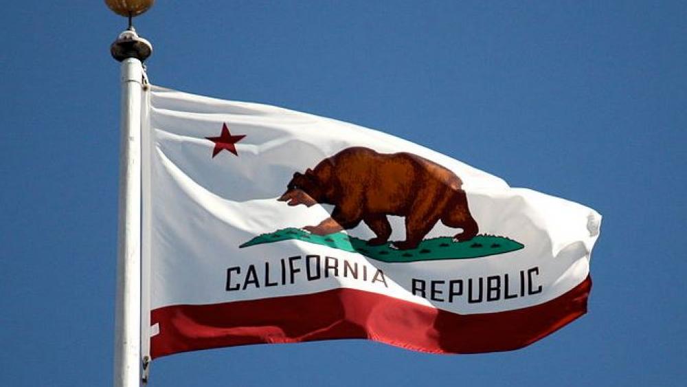 The flag of the state of California. (Photo Credit: Makaristos via Wikimedia Commons)