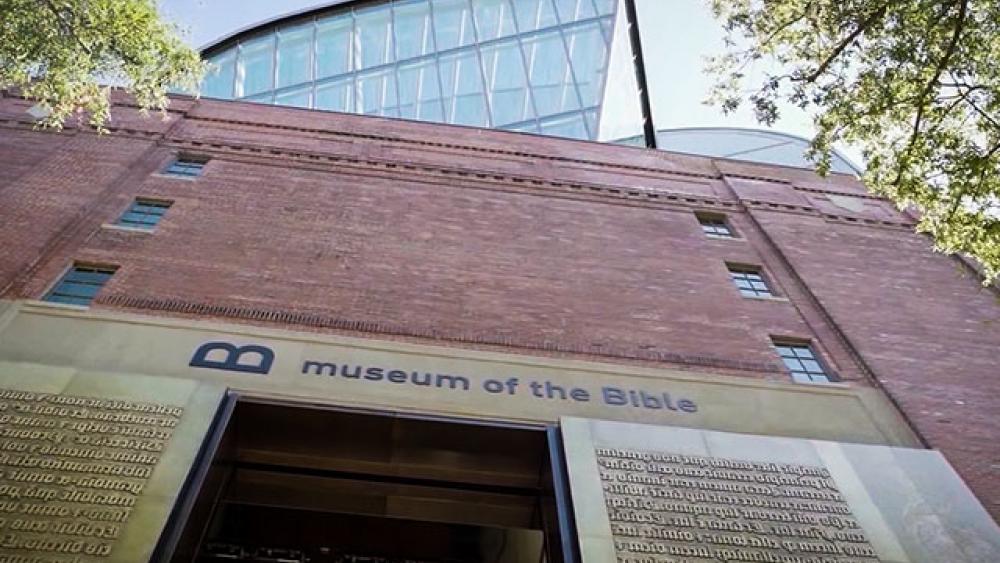Entrance to the Museum of the Bible in Washington, D.C. (Image credit: CBN News)