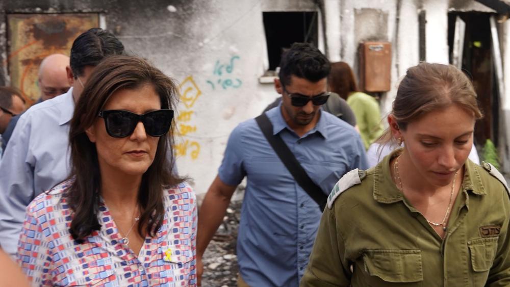 Nikki Haley, former U.S. Ambassador to the United Nations, on a solidarity visit to Israel, May 27, 2024. Photo Credit: CBN News. 