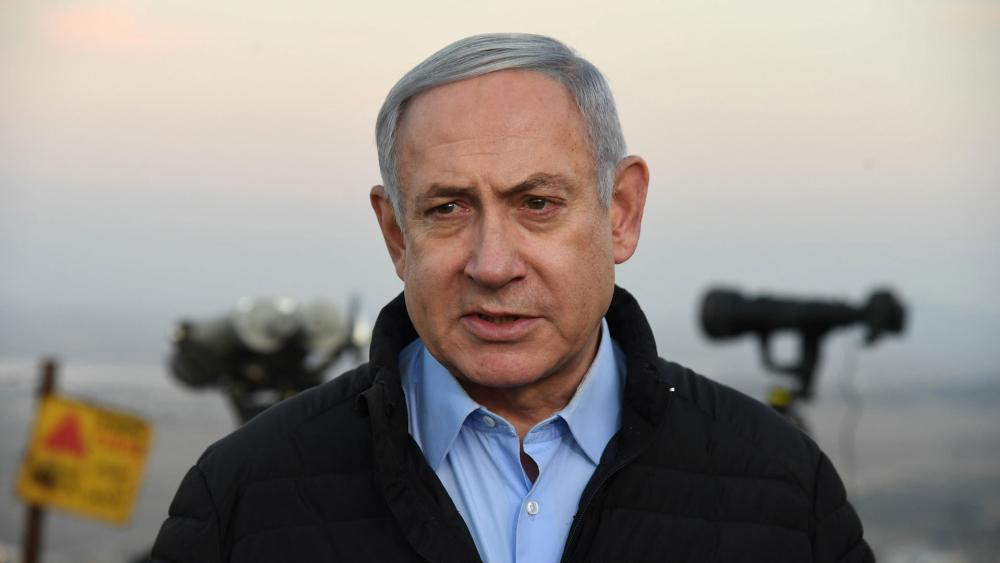 Photo credit: Haim Zach (GPO)- PM Netanyahu on Mt. Avital