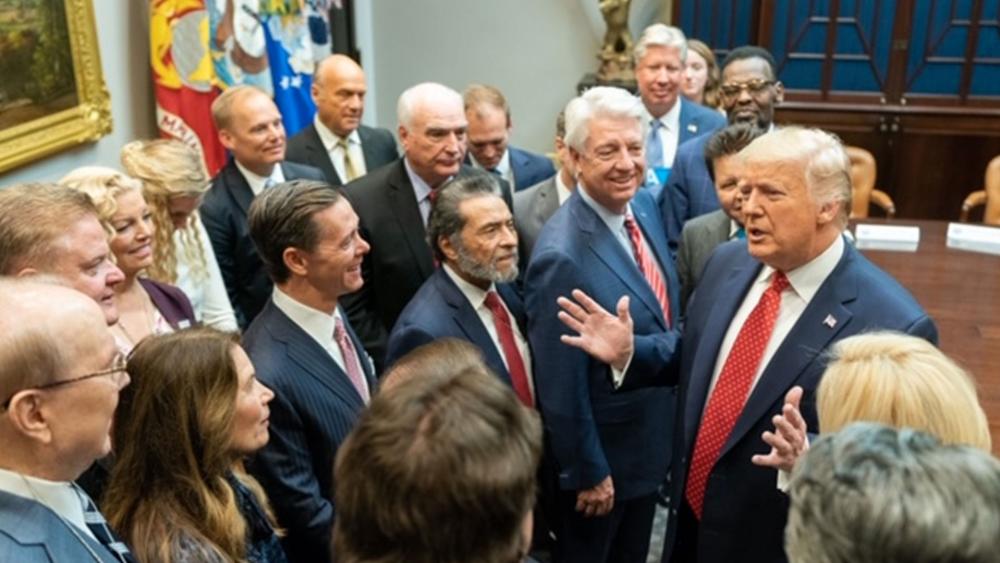 President Trump met with evangelical leaders at the White House this week (Photo: White House)